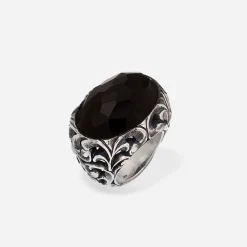 Maria e Luisa Jewels Anelli Con Pietre<ANELLO CABOCHON ONICE