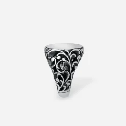 Maria e Luisa Jewels Anelli Uomo | Anelli In Argento<Anello chevalier, piastra satinata