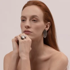 Maria e Luisa Jewels Anelli Con Pietre<Anello contrarié aperto