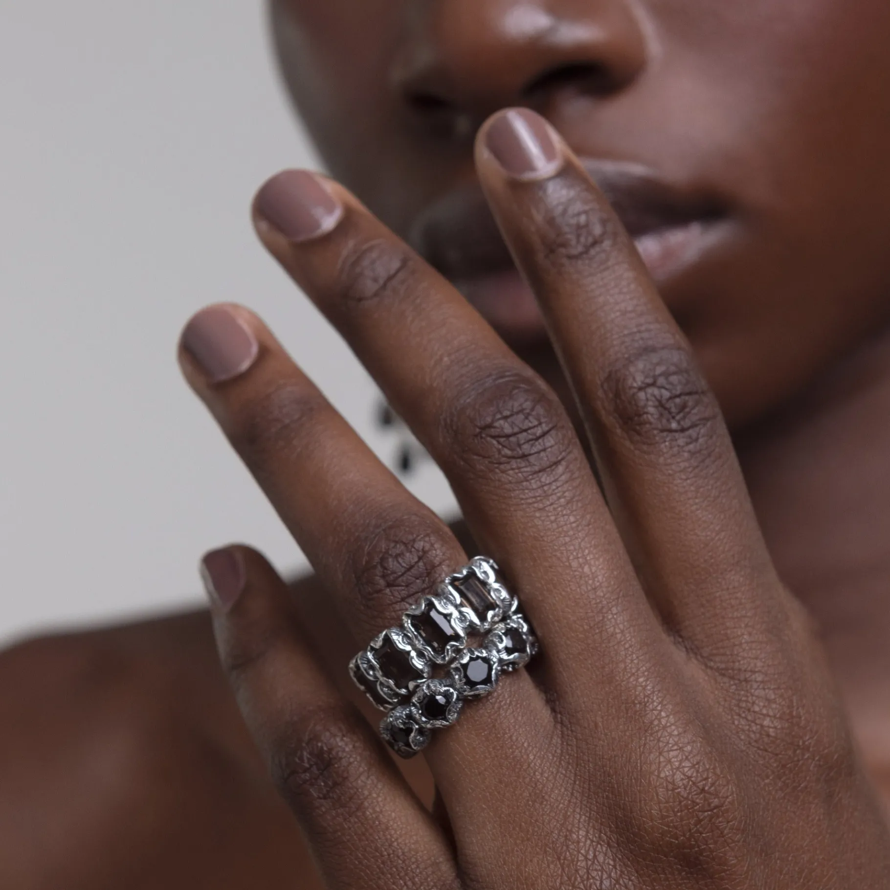 Maria e Luisa Jewels Fedi | Anelli Con Pietre<Anello Eternity con pietre taglio smeraldo