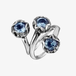 Maria e Luisa Jewels Anelli Con Pietre<Anello intrecciato 3 pietre