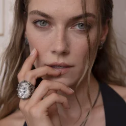 Maria e Luisa Jewels Anelli Cabochon | Anelli Con Pietre<Anello Moonlight con pietra ovale cabochon