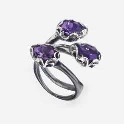 Maria e Luisa Jewels Anelli Con Pietre<Anello Shri con 3 pietre a goccia