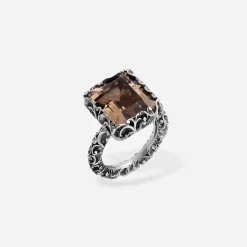 Maria e Luisa Jewels Anelli Con Pietre | Anelli Solitario<Anello solitario con pietra taglio smeraldo