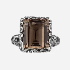 Maria e Luisa Jewels Anelli Con Pietre | Anelli Solitario<Anello solitario con pietra taglio smeraldo