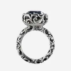 Maria e Luisa Jewels Anelli Con Pietre | Anelli Solitario<Anello solitario con pietra taglio smeraldo