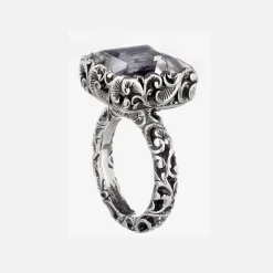 Maria e Luisa Jewels Anelli Con Pietre | Anelli Solitario<Anello solitario con pietra taglio smeraldo