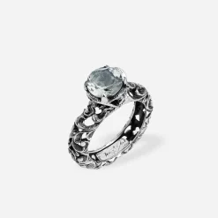 Maria e Luisa Jewels Anelli Con Pietre | Anelli Di Fidanzamento<Anello solitario in argento