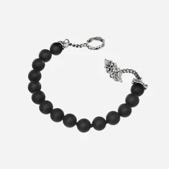 Maria e Luisa Jewels Bracciali Uomo | Bracciali Con Pietre<Bracciale con sfere in onice opaco