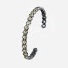 Maria e Luisa Jewels Bracciali Uomo | Bracciali Rigidi<Bracciale Eternity a manetta con pietre tonde