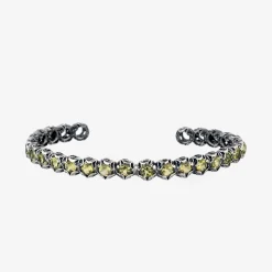 Maria e Luisa Jewels Bracciali Uomo | Bracciali Rigidi<Bracciale Eternity a manetta con pietre tonde