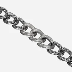 Maria e Luisa Jewels Bracciali Uomo<Bracciale groumette con pavè di diamanti