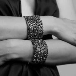 Maria e Luisa Jewels Bracciali Uomo | Bracciali Rigidi<Bracciale Opera a manetta larga