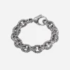 Maria e Luisa Jewels Bracciali In Argento | Bracciali Uomo<Bracciale rolò con ovali intagliati