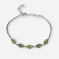 Maria e Luisa Jewels Bracciali Con Pietre<Bracciale Shri con cinque pietre navette