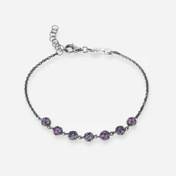 Maria e Luisa Jewels Bracciali Con Pietre<Bracciale Shri con cinque pietre navette