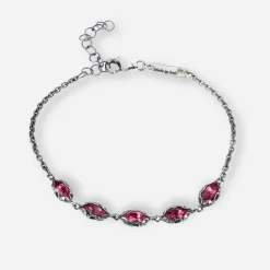 Maria e Luisa Jewels Bracciali Con Pietre<Bracciale Shri con cinque pietre navette