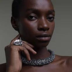 Maria e Luisa Jewels Collane Rigide | Collane Girocollo<Choker bombato in argento