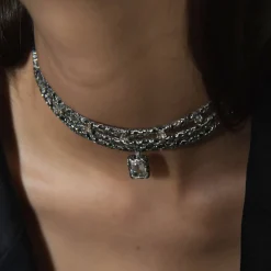 Maria e Luisa Jewels Collane Girocollo | Collane Con Pietre<Collana choker con pendente