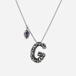 Maria e Luisa Jewels Collane Con Pietre | Collane In Argento<Collana con lettera G