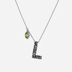 Maria e Luisa Jewels Collane In Argento<Collana con lettera L