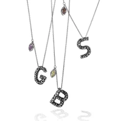 Maria e Luisa Jewels Collane In Argento<Collana con lettera S