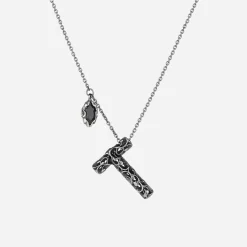 Maria e Luisa Jewels Collane In Argento<Collana con lettera T