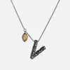 Maria e Luisa Jewels Collane In Argento<Collana con lettera V