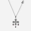 Maria e Luisa Jewels Collane Girocollo | Collane Con Pietre<Collana Cross, gocce pendenti
