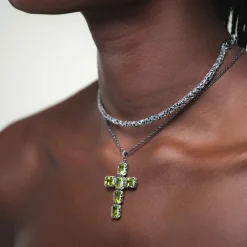 Maria e Luisa Jewels Collane Girocollo | Collane Con Pietre<Collana Cross Shine 6 pietre