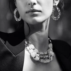 Maria e Luisa Jewels Collane Multifilo | Collane Girocollo<Collana girocollo a tre fili di pietre