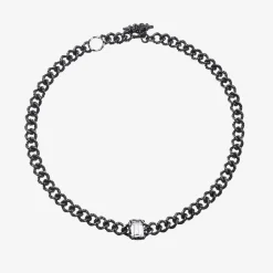 Maria e Luisa Jewels Collane Girocollo | Collane Con Pietre<Collana groumette gircollo con pietra centrale