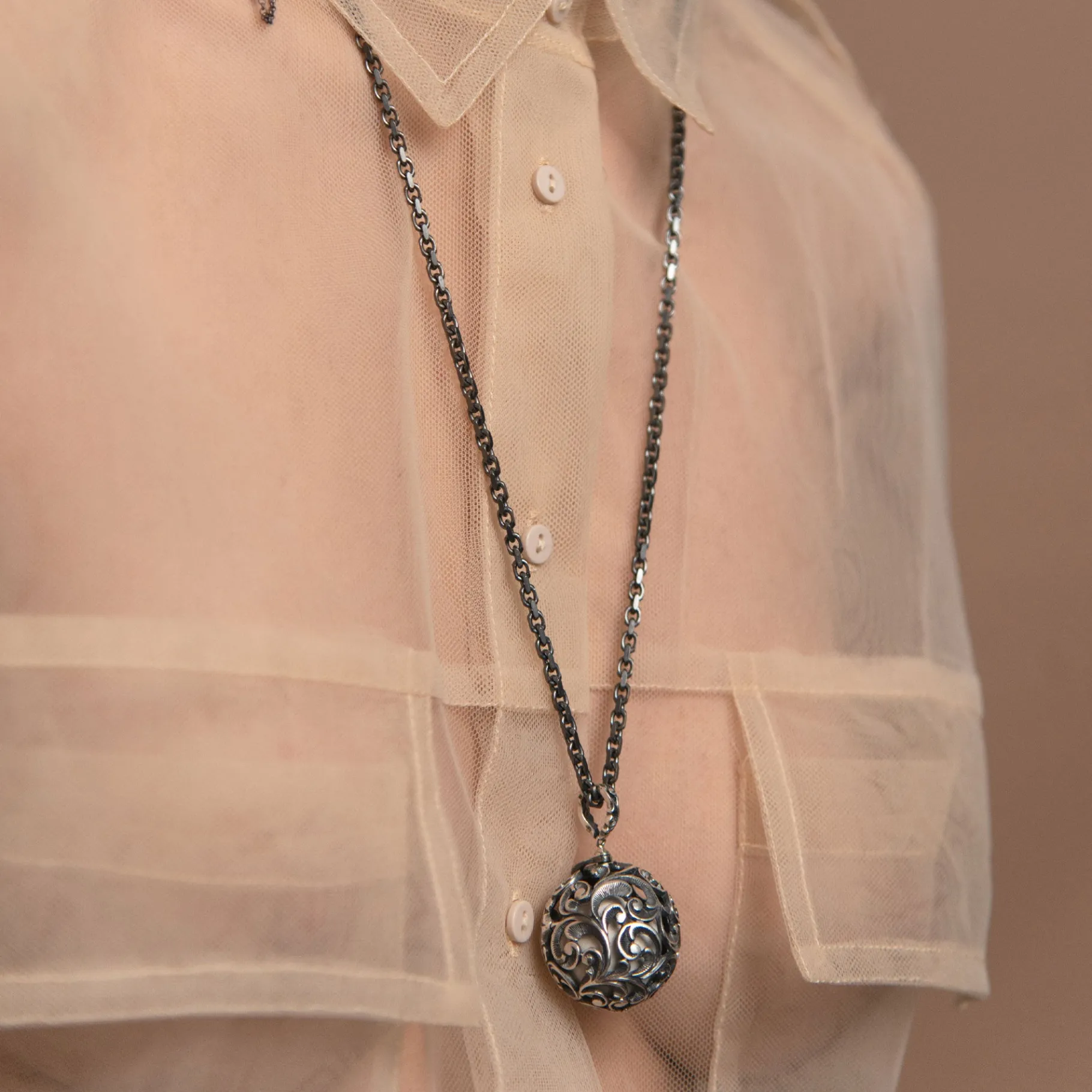 Maria e Luisa Jewels Collane In Argento<Collana Pomander