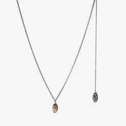 Maria e Luisa Jewels Collane Girocollo<Collana Shiva Lingam small argento e oro rosa 9 carati