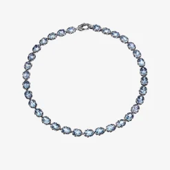 Maria e Luisa Jewels Collane Girocollo | Collane Con Pietre<Collana tennis con pietre dal taglio ovale