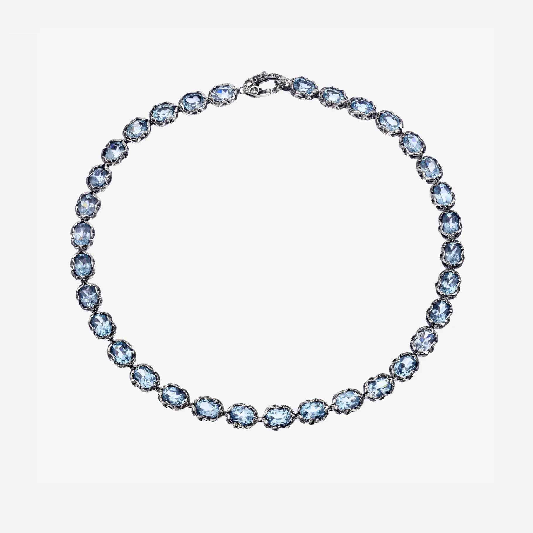 Maria e Luisa Jewels Collane Girocollo | Collane Con Pietre<Collana tennis con pietre dal taglio ovale