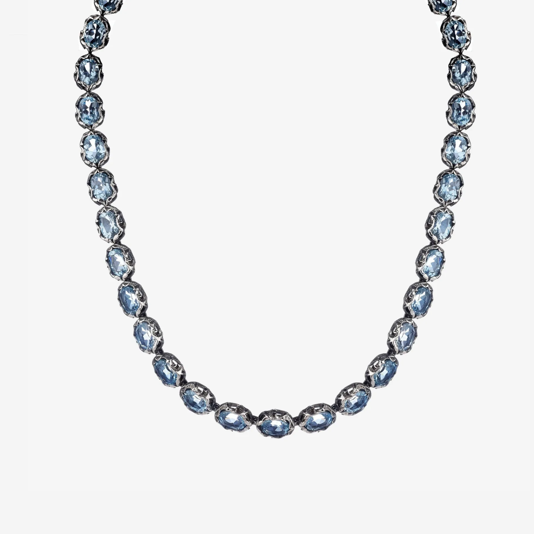 Maria e Luisa Jewels Collane Girocollo | Collane Con Pietre<Collana tennis con pietre dal taglio ovale