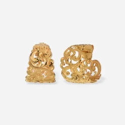 Maria e Luisa Jewels Orecchini A Cerchio | Orecchini A Bottone<Orecchini a cerchio largo in argento