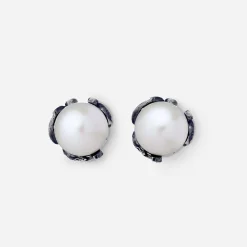 Maria e Luisa Jewels Orecchini Perle | Orecchini A Bottone<Orecchini a lobo con perla