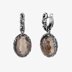 Maria e Luisa Jewels Orecchini Pendenti | Orecchini Con Pietre<Orecchini a monachella con pietra ovale