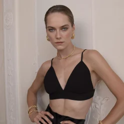 Maria e Luisa Jewels Orecchini A Bottone | Orecchini In Oro Vermeil<ORECCHINI A SEMICERCHIO BOMBATO