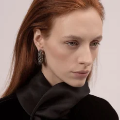 Maria e Luisa Jewels Orecchini In Argento<ORECCHINI BOMBATI OVAL