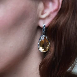 Maria e Luisa Jewels Orecchini Con Pietre<Orecchini con pietra a goccia