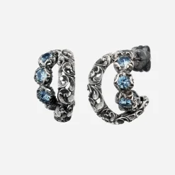 Maria e Luisa Jewels Orecchini A Cerchio | Orecchini Con Pietre<ORECCHINI ETERNITY DOUBLE