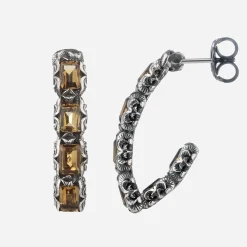 Maria e Luisa Jewels Orecchini Con Pietre<ORECCHINI ETERNITY OGIVE