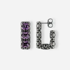 Maria e Luisa Jewels Orecchini Con Pietre<Orecchini Eternity squadrati