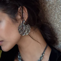 Maria e Luisa Jewels Orecchini A Bottone | Orecchini In Argento<Orecchini Opera con rosone tondo