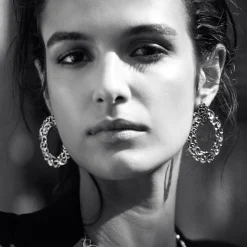 Maria e Luisa Jewels Orecchini In Argento<Orecchini Opera rosone aperto