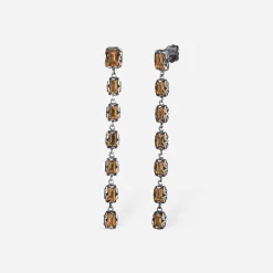 Maria e Luisa Jewels Orecchini Pendenti<Orecchini pendenti in argento con 7 pietre