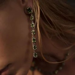 Maria e Luisa Jewels Orecchini Pendenti<Orecchini pendenti in argento con 7 pietre
